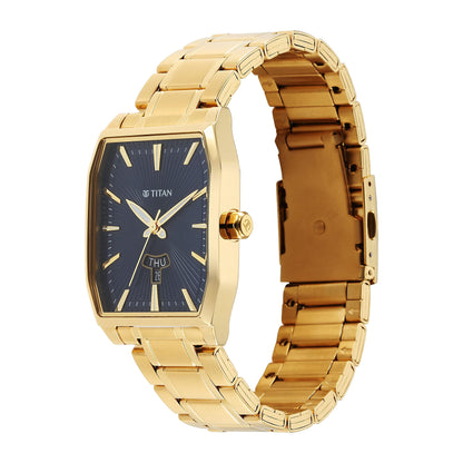Titan Regalia Analog with Day and Date Opulent Blue Dial Watch for Men-- image 4
