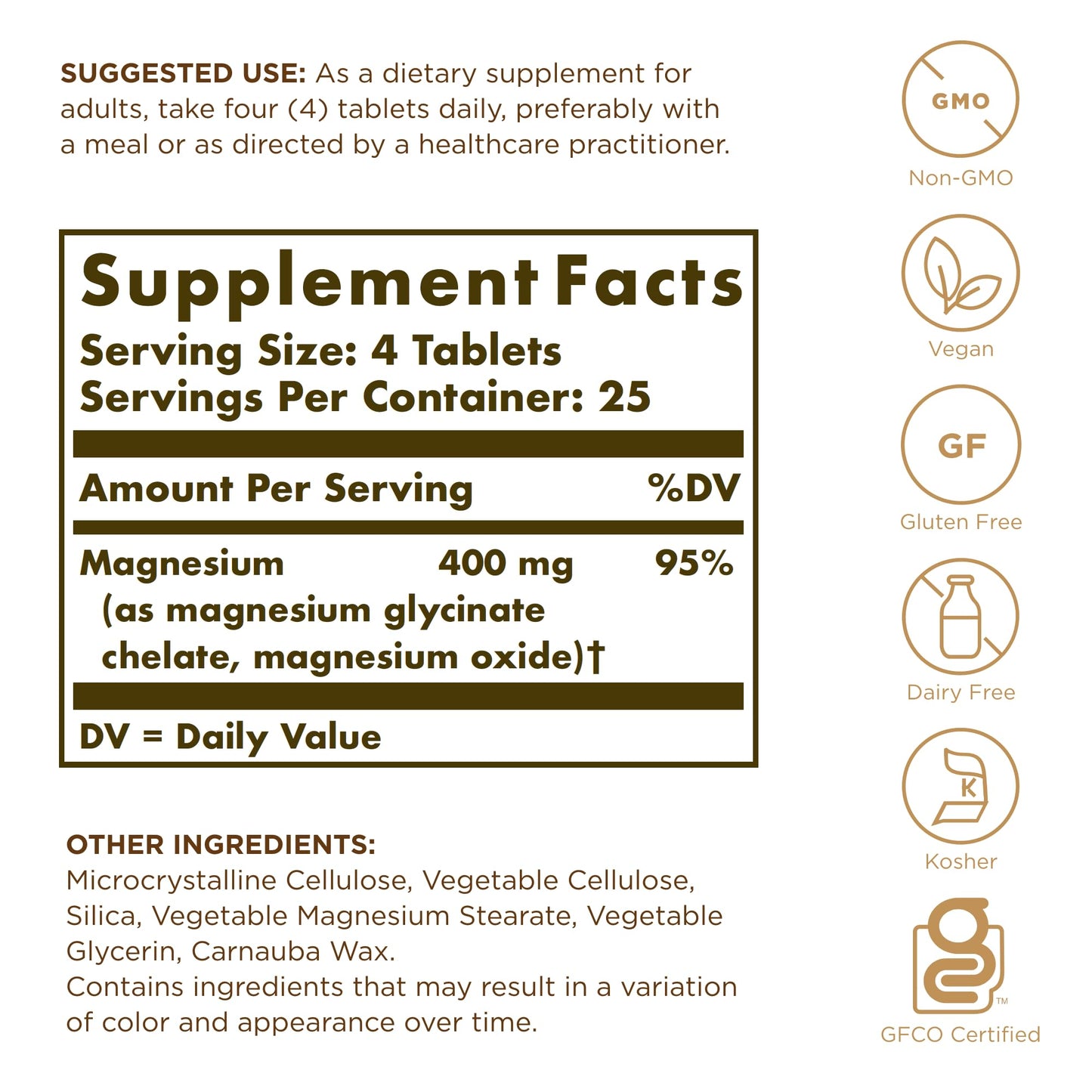 Solgar Chelated Magnesium- image 6