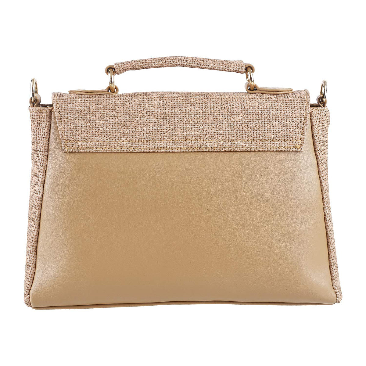 Metro Womens Synthetic Beige Flap Over Sling (One Size)
