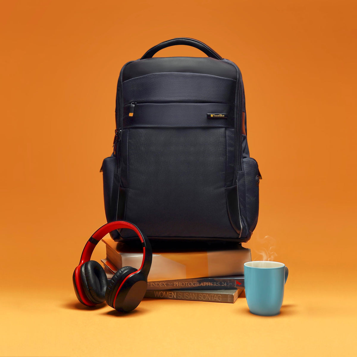 Travel Blue Elite 17.3 Inch Laptop Backpack, 22.95 Litre, Water Resistant, Laptop & Office Backpack, Navy