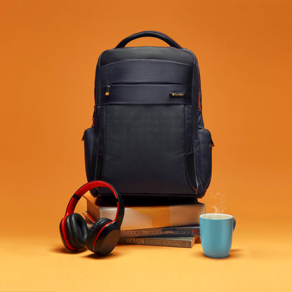 Travel Blue Elite 17.3 Inch Laptop Backpack, 22.95 Litre, Water Resistant, Laptop & Office Backpack, Navy