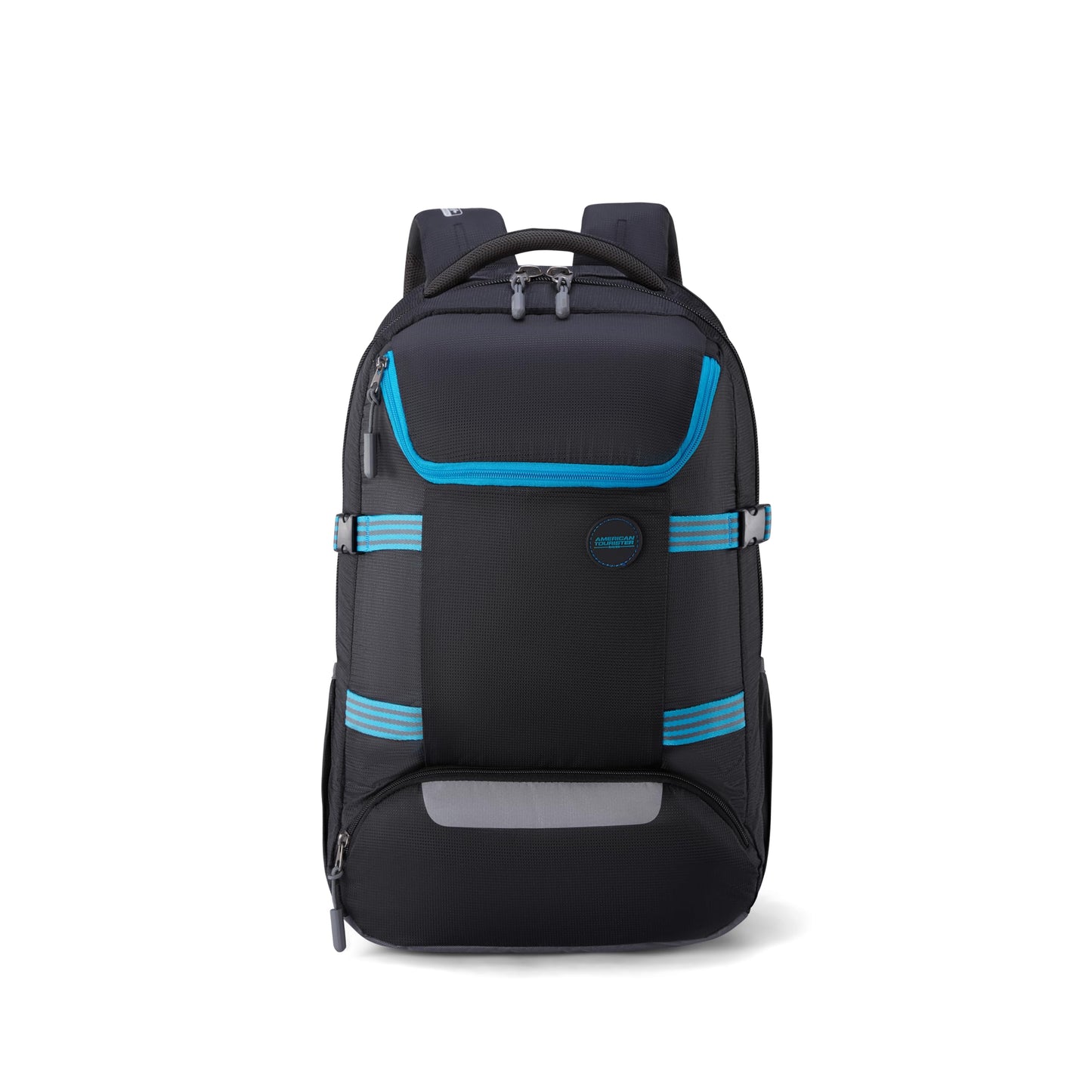 American Tourister Magna Pace | 40 Ltrs | 2 Compartments | Bottle Pocket | Ergonomic Padded Back Panel & Shoulder Straps | Outdoor Laptop Backpack | 1 Year International Warranty | Black