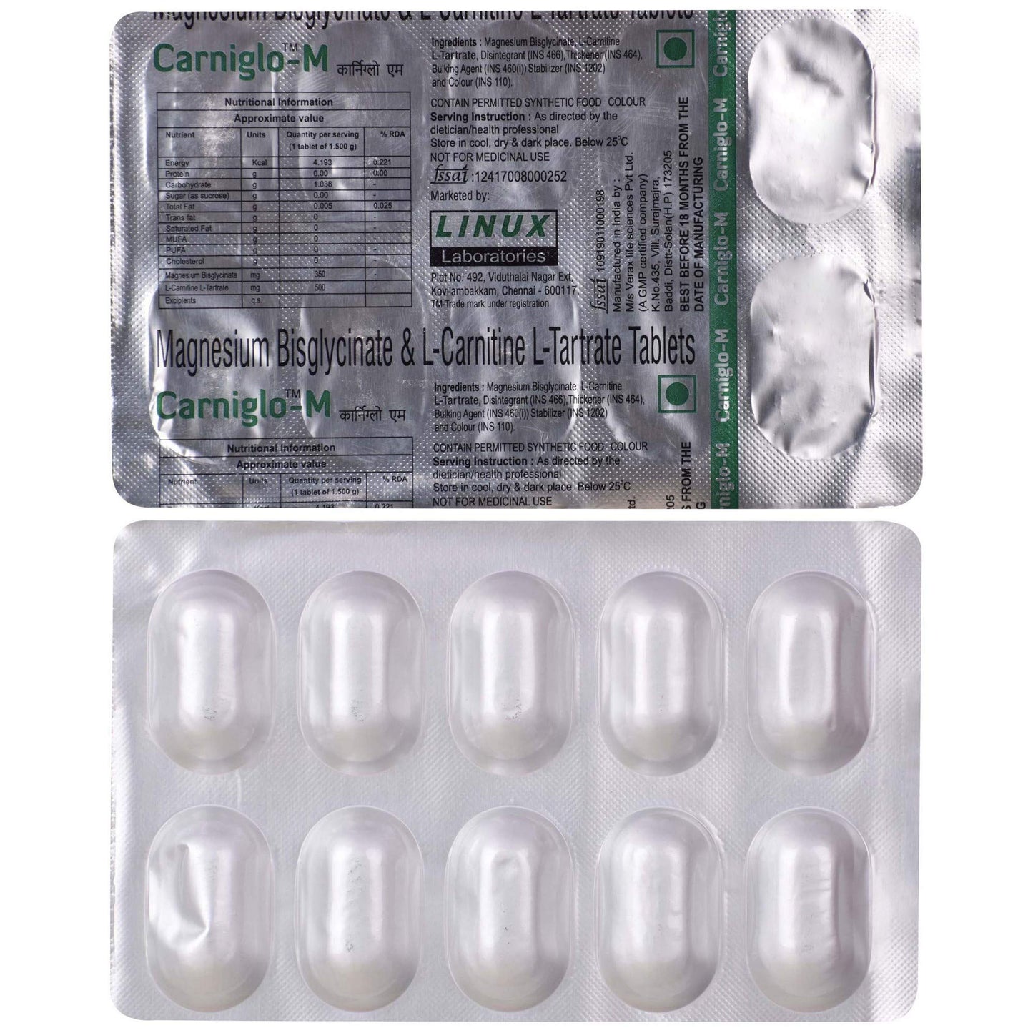 Carniglo-M - Strip of 10 Tablets