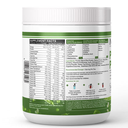 INLIFE Plant Protein Powder - Pea, Quinoa & Brown Rice - 25g Protein -- image 3