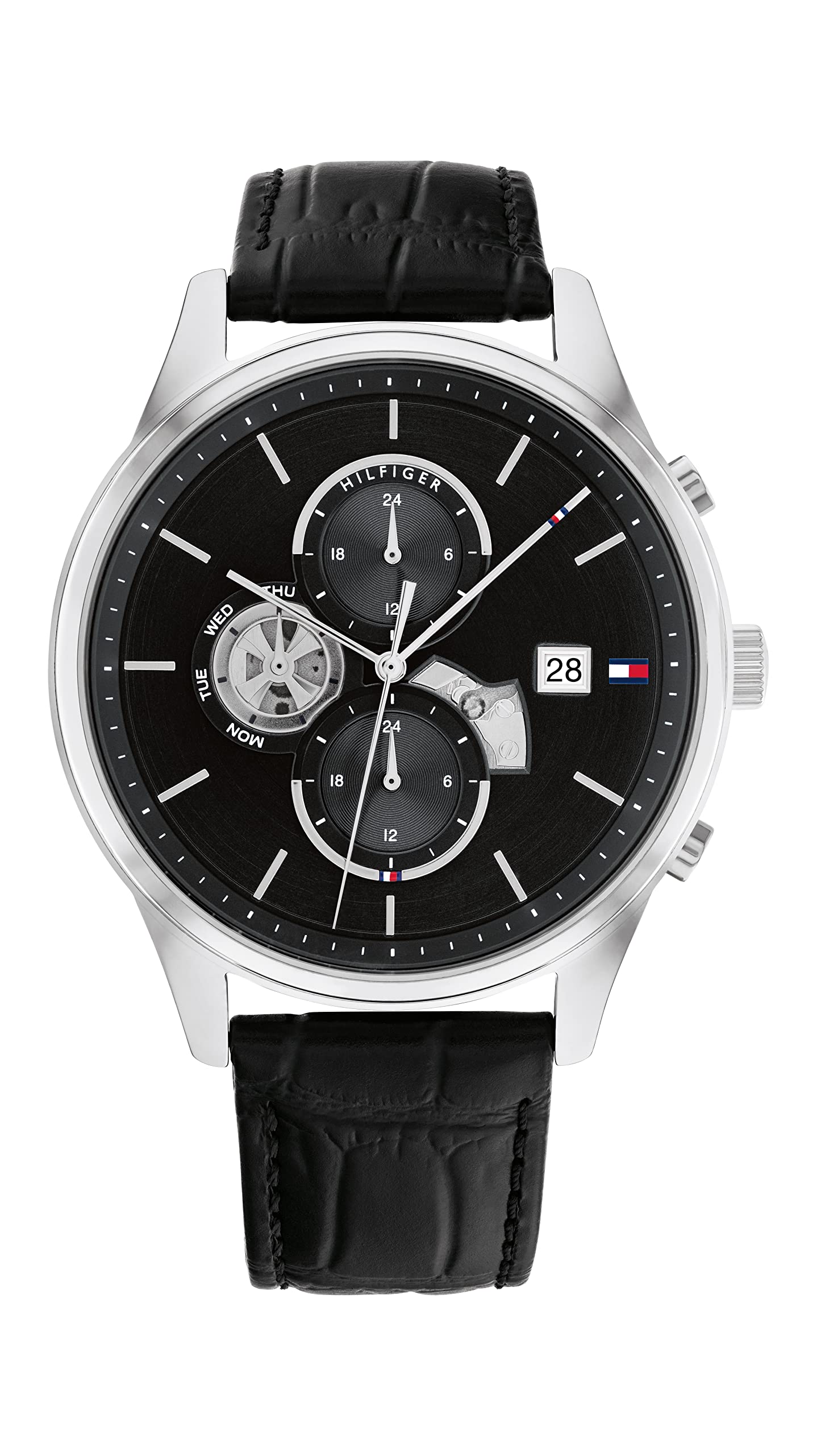 Tommy Hilfiger Black Dial Analog Watch for Men