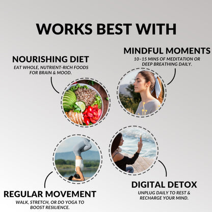 NovaPoint Magnesium Bisglycinate (Chelated) & Ashwagandha Root (5% Withanolides for Max Results) | Advanced & Potent 10-in-1 Formula for Stress Relief & Muscle Recovery | 60 Veg Tablets