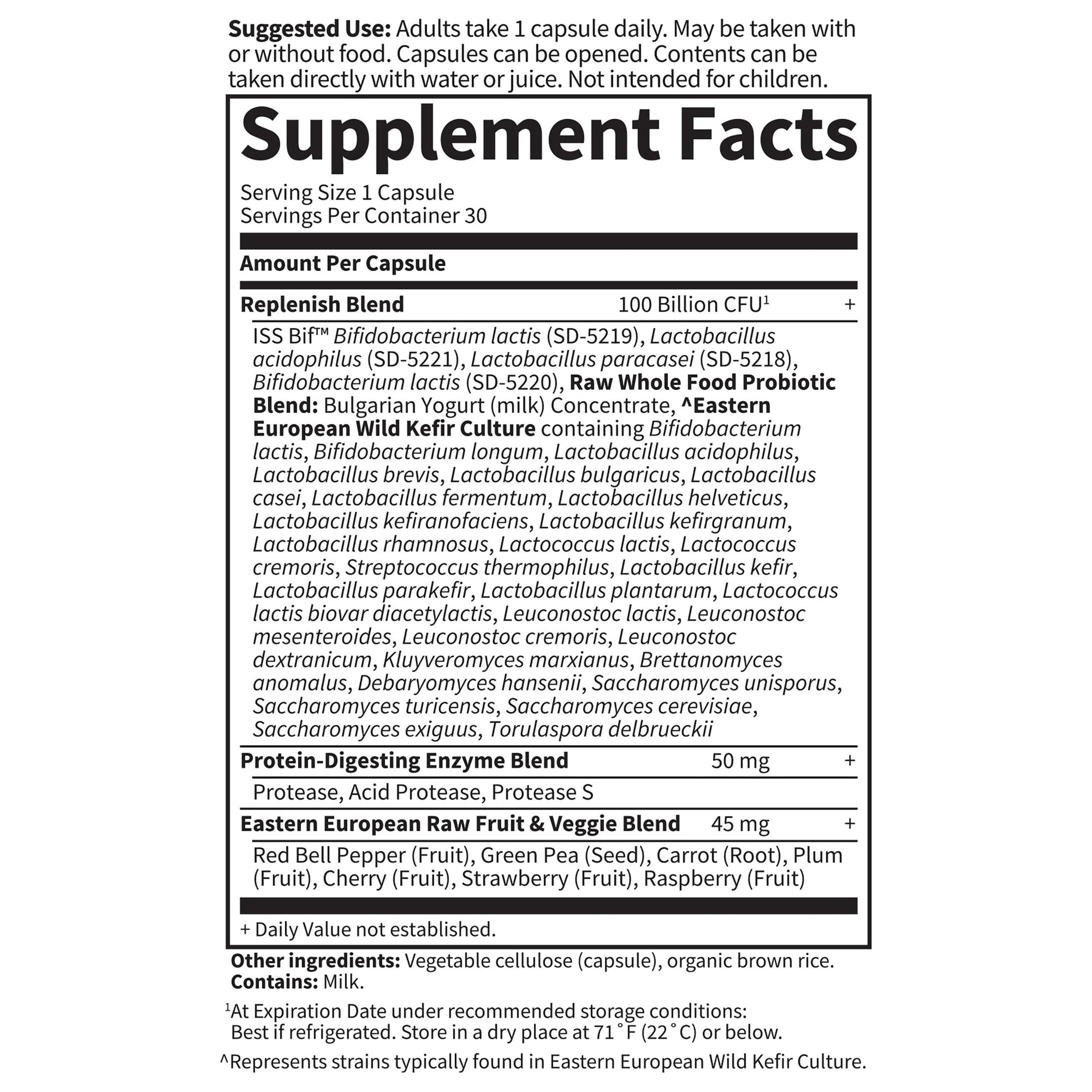 Garden of Life, RAW Probiotics, Ultimate Care, 30 Veggie Caps- image 8