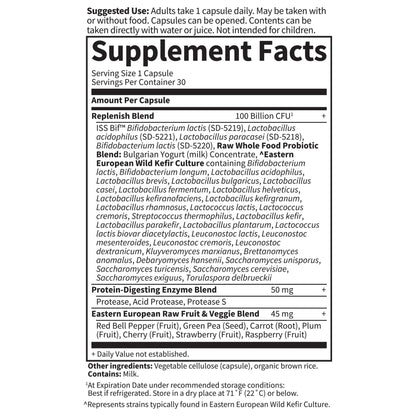 Garden of Life, RAW Probiotics, Ultimate Care, 30 Veggie Caps- image 8