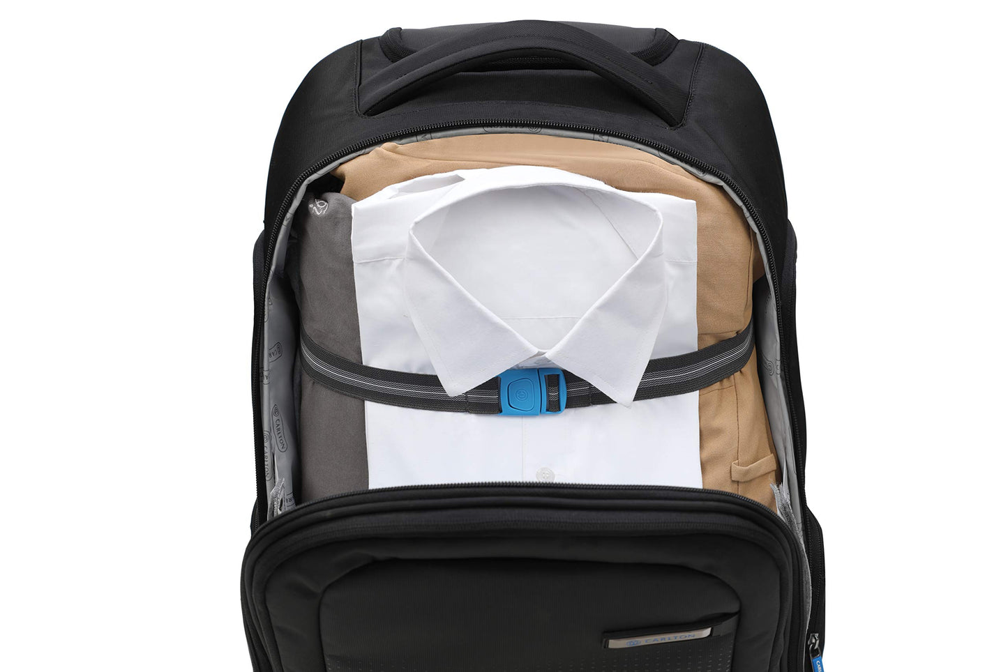 Carlton West End Black Laptop Backpack Trolley