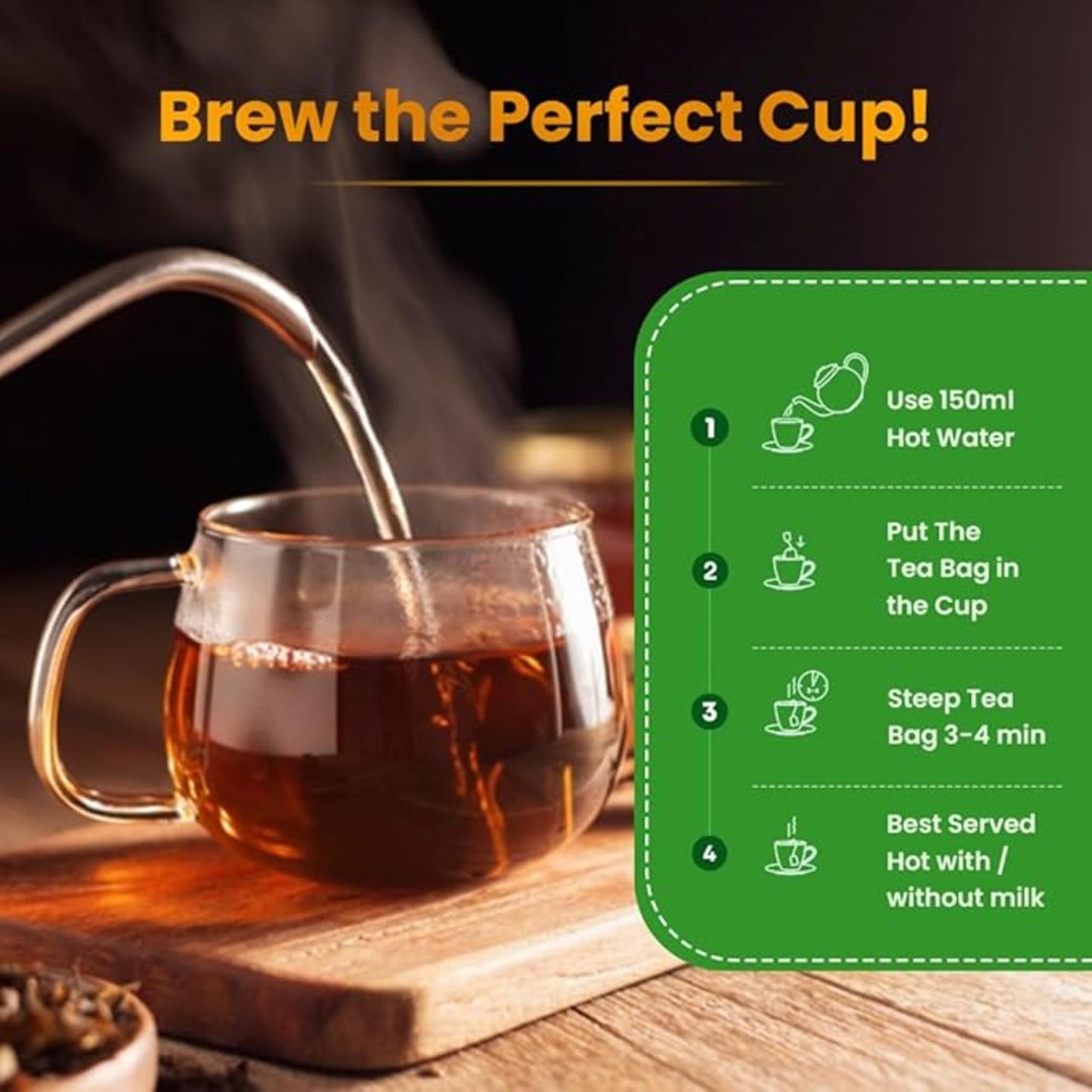 Goodwyn Darjeeling First Flush Tea - 100g Loose Leaf | Handpicked Black Tea in Reusable Tin | Fresh, Aromatic & Rich in Antioxidants | Estate Fresh & Trusted by 1000+ Hotels