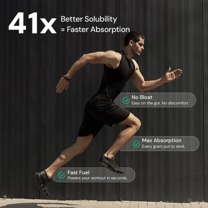 Chamberofgods Creatine Hcl | 40X Higher Absorption than Monohydrate | 100% Pure Unflavoured- 33 Servings