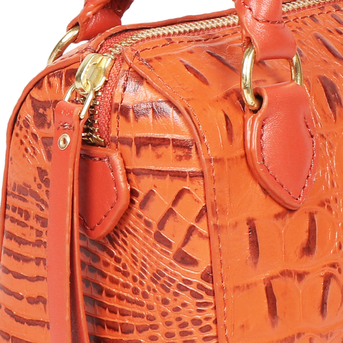 Hidesign Women Shoulder Bag (Orange)
