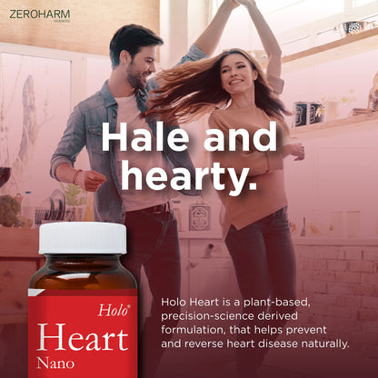 ZEROHARM Holo Heart tablets | Plant-based | Men & women heart health supplements | Prevents coronary artery disease | Manages lipid profile | Prevents blockages - 120 Veg tablets…