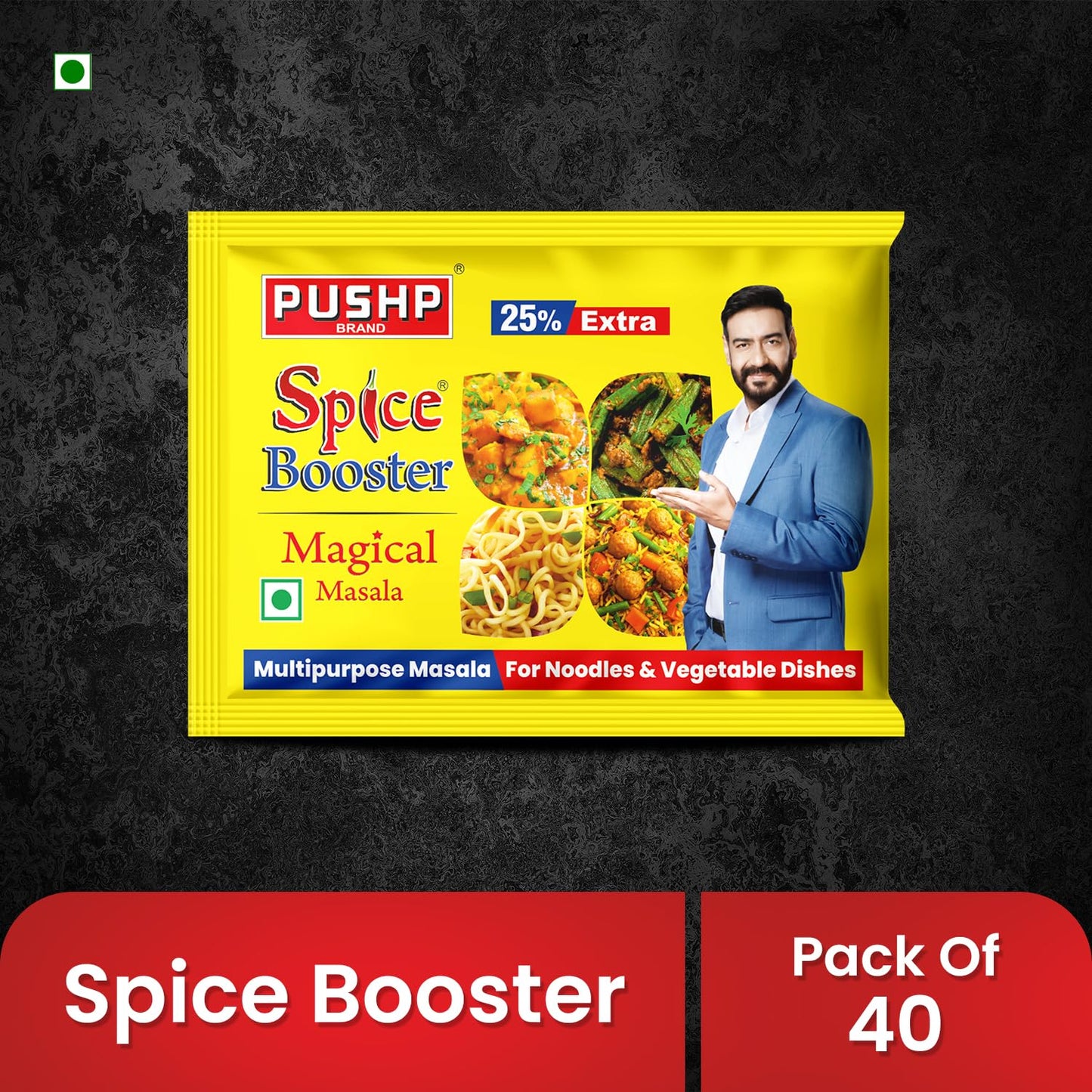 Pushp Brand Spice Booster Magical Masala (pack of 40)