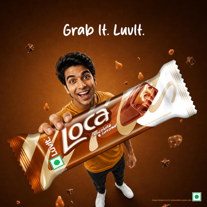 LuvIt. Loca Chocolate Caramel Bar With Nougat Bars (900g)