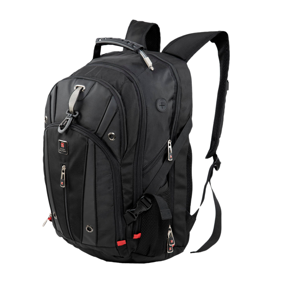 SWISS MILITARY Laptop Backpack 31L & Blue Toiletry Bag Combo Water-Resistant Travel Bag Set for Men Women with Laptop Compartment & Multiple Pockets