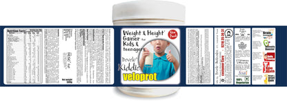 Develo Weight & Height Gainer Protein Powder for Kids, 2-12 years & Teenagers, Boys & Girls - 500g Chocolate