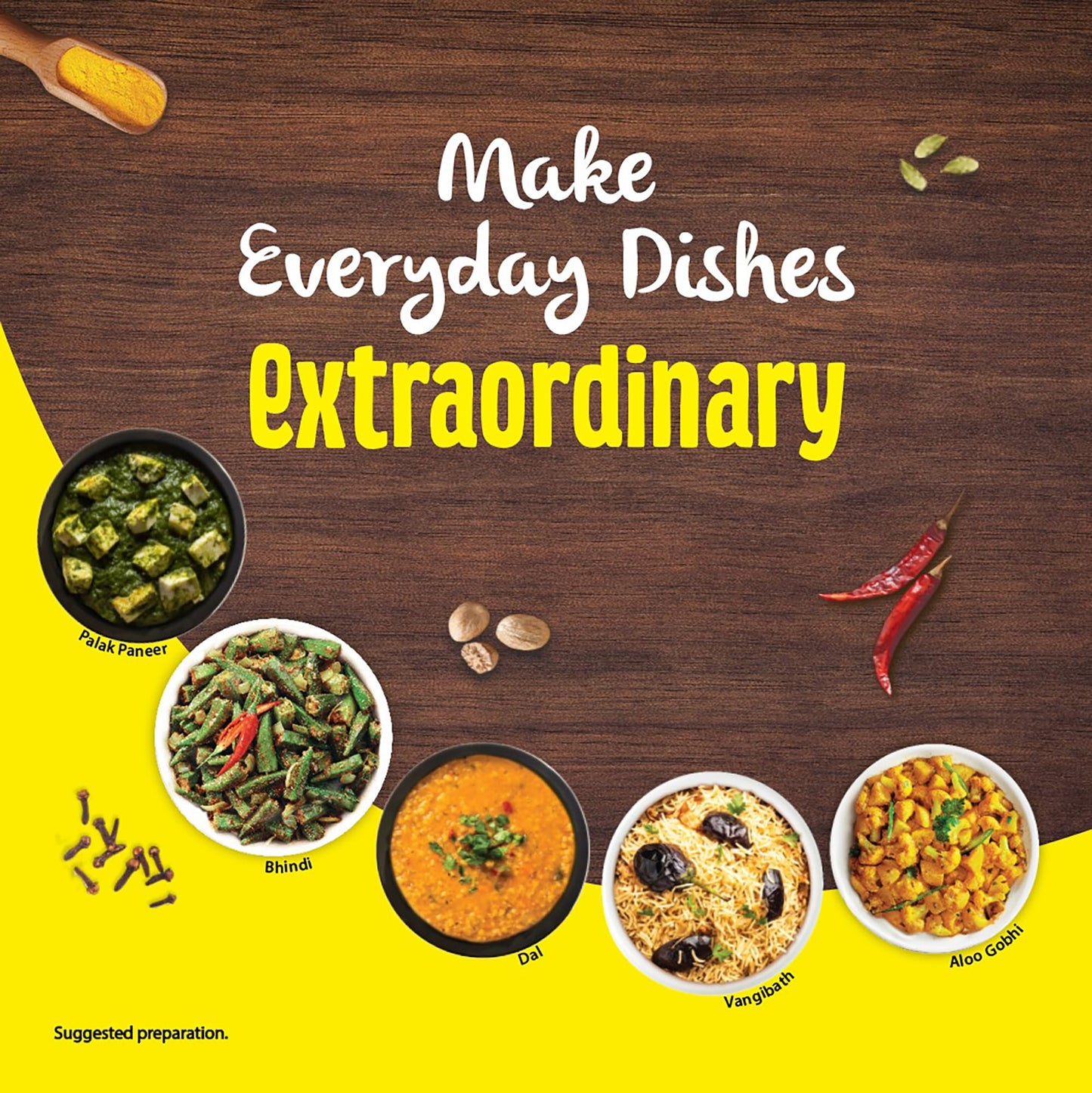 MAGGI Masala-ae-Magic Vegetable Masala, All in One | 120g Pouch (6g x 20 Sachets)