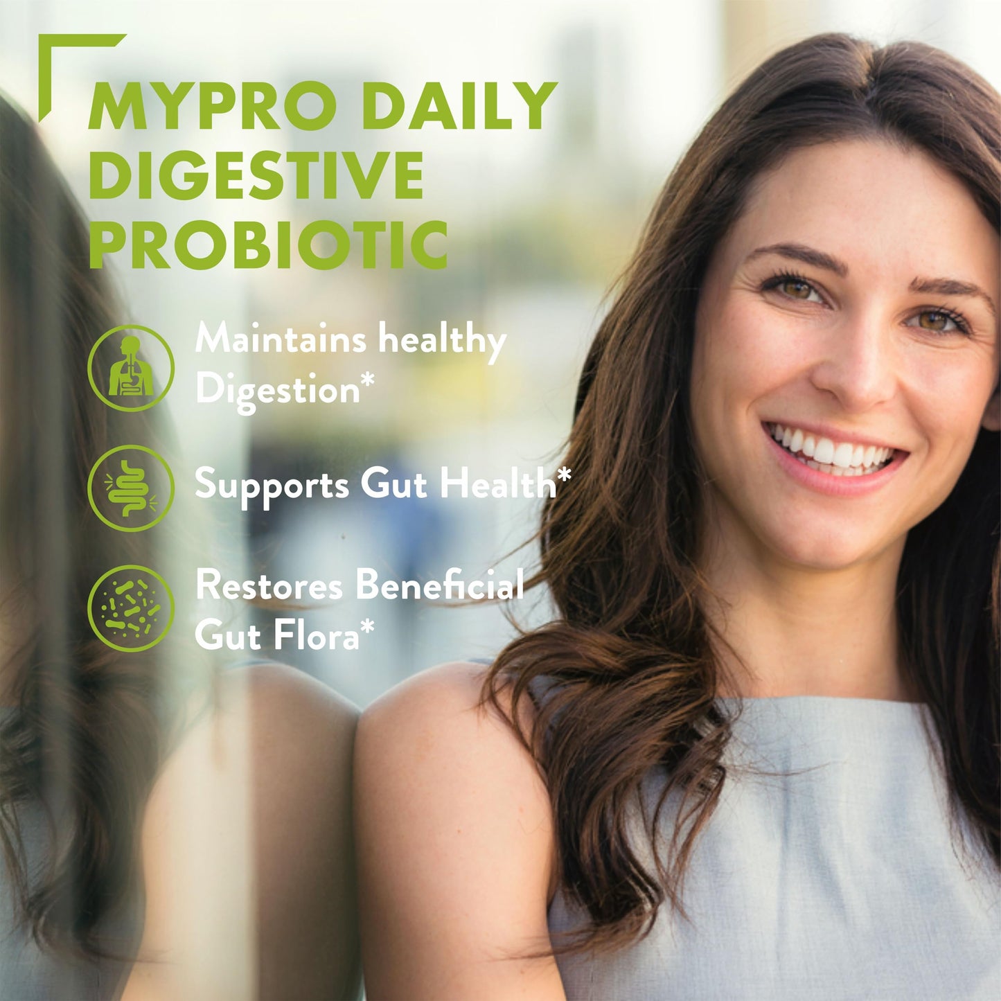 Mypro Sport Nutrition Probiotics Supplement 30 Billion FC Multi Strain Formula For Daily Probiotic Support Improves GI Immunity Helps To Maintain Healthy Digestive System For Men & Women 60-Capsules