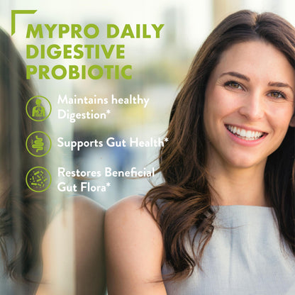 Mypro Sport Nutrition Probiotics Supplement 30 Billion FC Multi Strain Formula For Daily Probiotic Support Improves GI Immunity Helps To Maintain Healthy Digestive System For Men & Women 60-Capsules