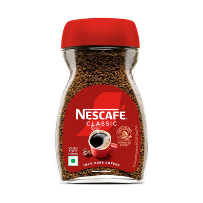 Nescafe Classic Instant Coffee Powder | Great start to your morning | 100% Pure Coffee | 45g Jar