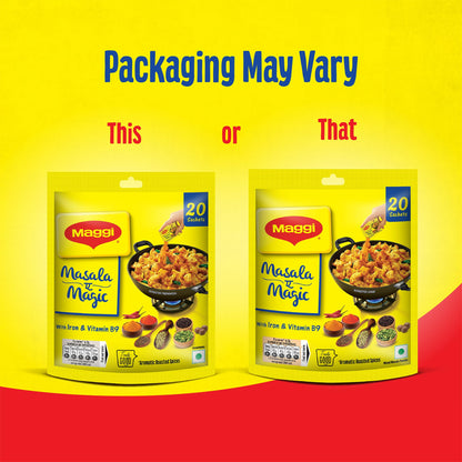 MAGGI Masala-ae-Magic Vegetable Masala, All in One | 120g Pouch (6g x 20 Sachets)