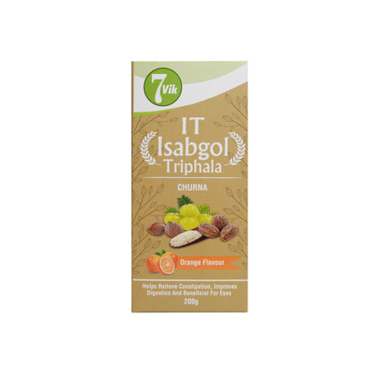 7vik IT Isabgol Churan - Extremely effective Psyllium Husk Bhusi/Churan Relief From Chronic Constipation Ayucharya Wellness LLP (200 gm)