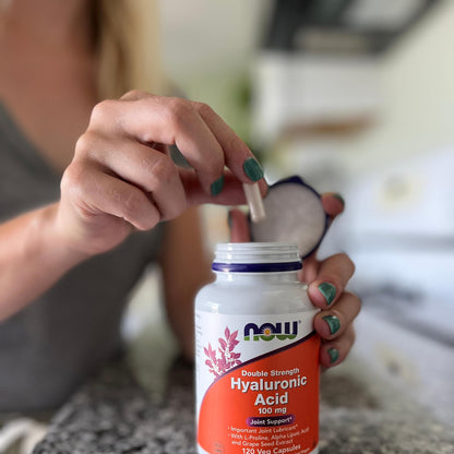 NOW Foods Hyaluronic Acid 100 mg 120 Veg Capsules- image 4