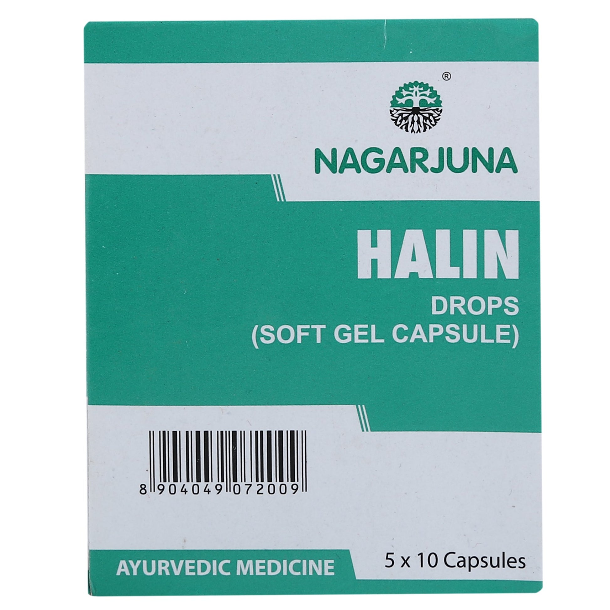 NAGARJUNA Halin Drops with Free Pachak Methi, Multi, Standard, 50 Count