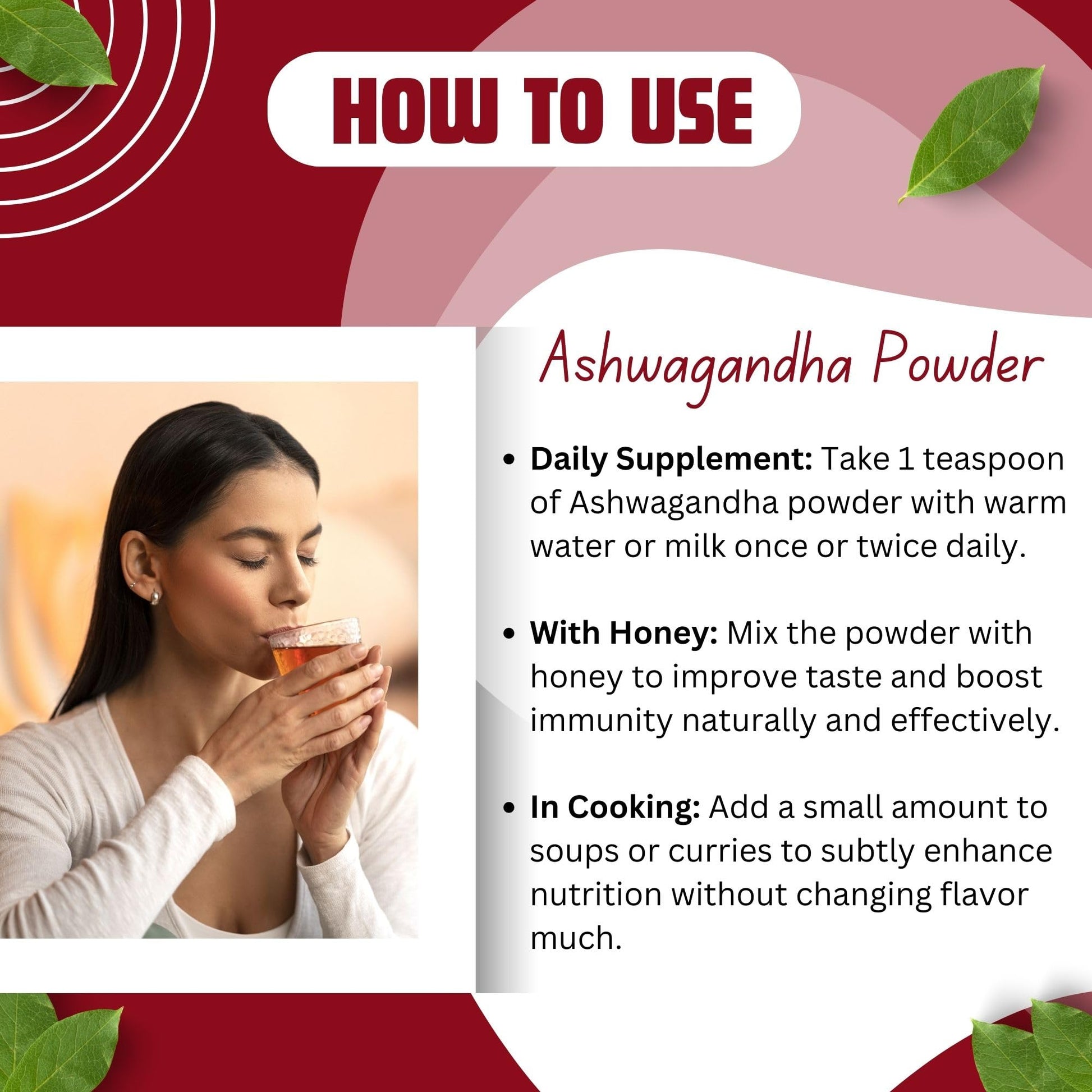 BIRJU MAHAVIR 400 Gr Ashwagandha Root Powder - Withania Somnifera, Natu- image 7