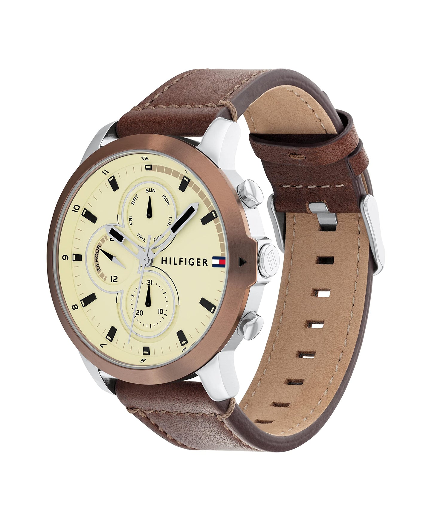 Tommy Hilfiger Men Parchment Dial Analog Watch