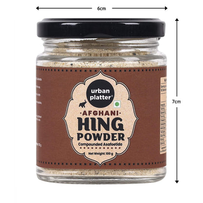 Urban Platter Premium Hing Powder, 100g (Compounded Asafoetida Powder | Tempering Essential | Natural Digestive Aid | Perfect for Daily Cooking)