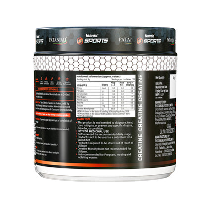 Nutrela Sports Patanjali Creatine Monohydrate - 100g Unflavoured