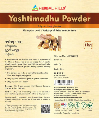 Herbal Hills Yashtimadhu Powder 1 Kg Pack of 1- image 7