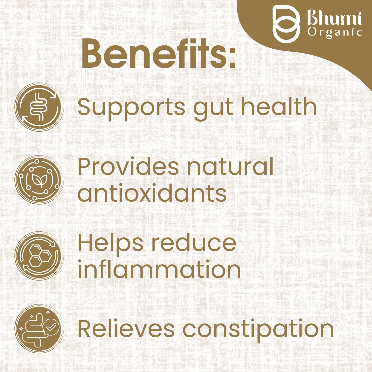 Bhumi Organic Triphala Powder 300g (10.58 Oz) | 100% Pure Ayurvedic Dig- image 5