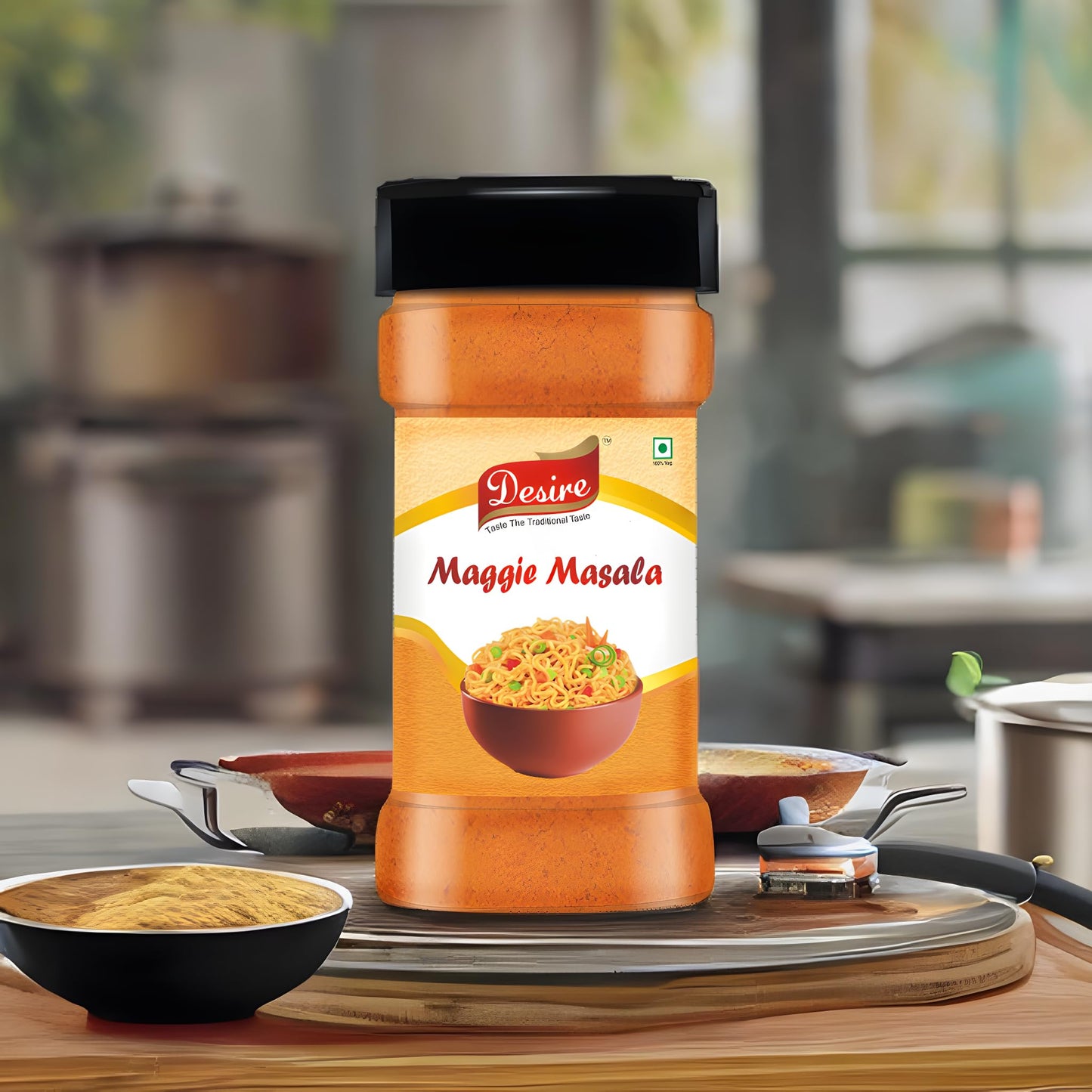 Desire Magical Maggie Masala, 100g - Premium All-Purpose Spice Mix for Noodles, Snacks & Curries | Perfect Blend for Rich, Savory Dishes