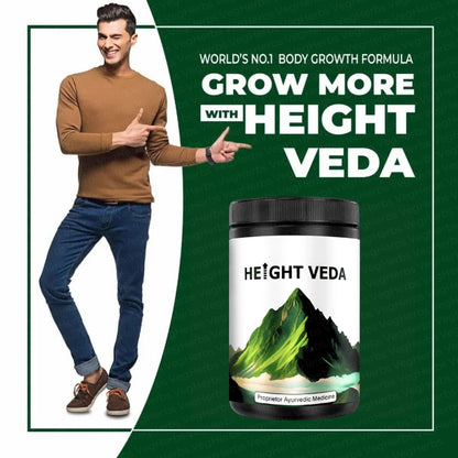 VegHerbs Original Height Veda Supreme Formula Powder 400gm with Double- image 6