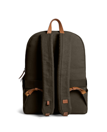 DailyObjects Clove Field Backpack (20L) | Casual Laptop Bag with Luggage Sleeve | Unisex Travel Backpack | Durable Canvas Material | Zippered Compartments with Pockets