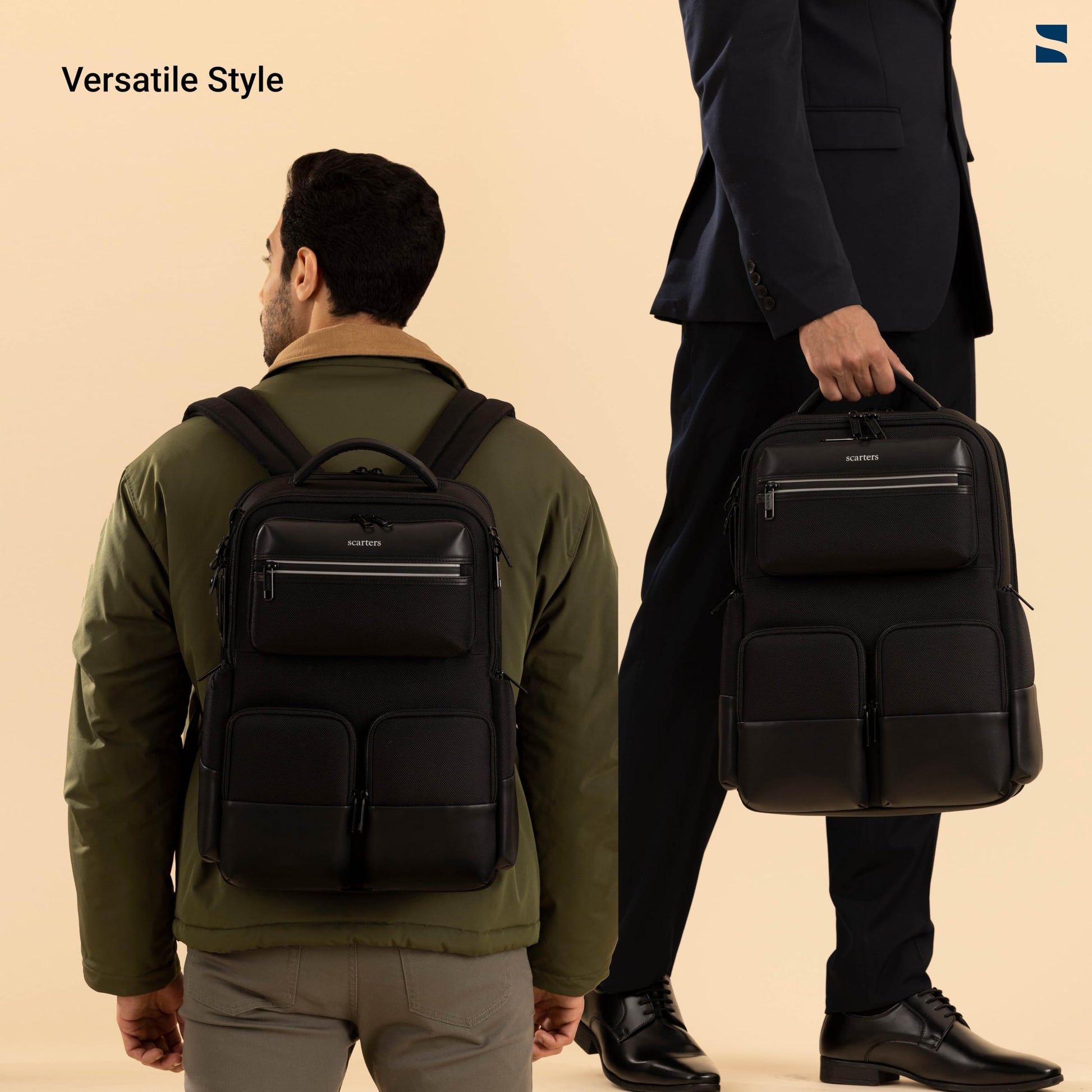 scarters Terminal T2 London - 16" Spacious Multi Compartment Laptop Bac- image 2