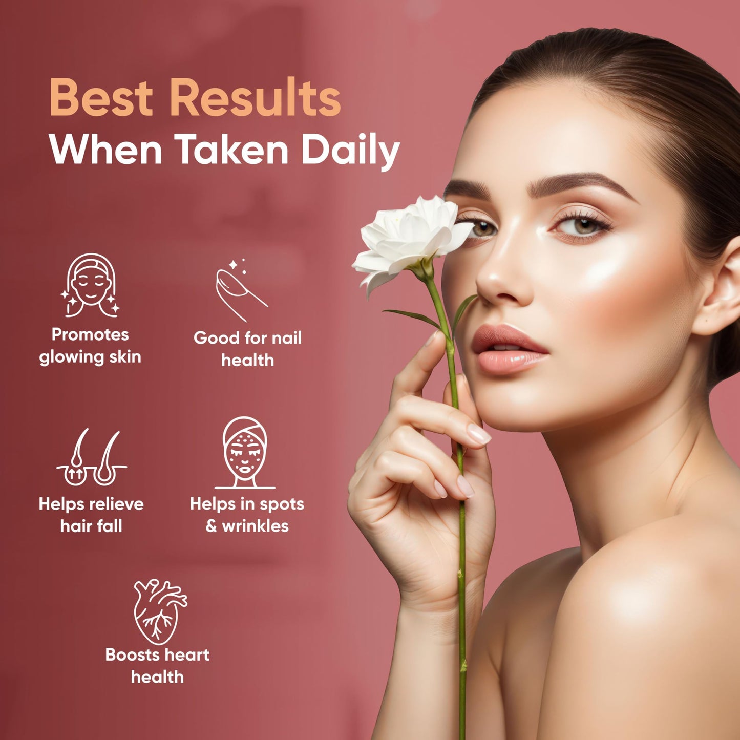 Vitaminnica Plant Based Collagen - Skin, Hair, Nails, Bones & Joints - 60 Capsules