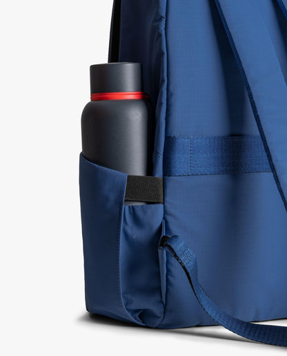 DailyObjects Water Resistant Pivot Lunar Daypack Bag for Men & Women|Fits 13/14 inch Laptop/Macbook Pro/Air iPad|Lightweight| Backpack (19L)|Office Use/Travel|Multi Compartments|Blue