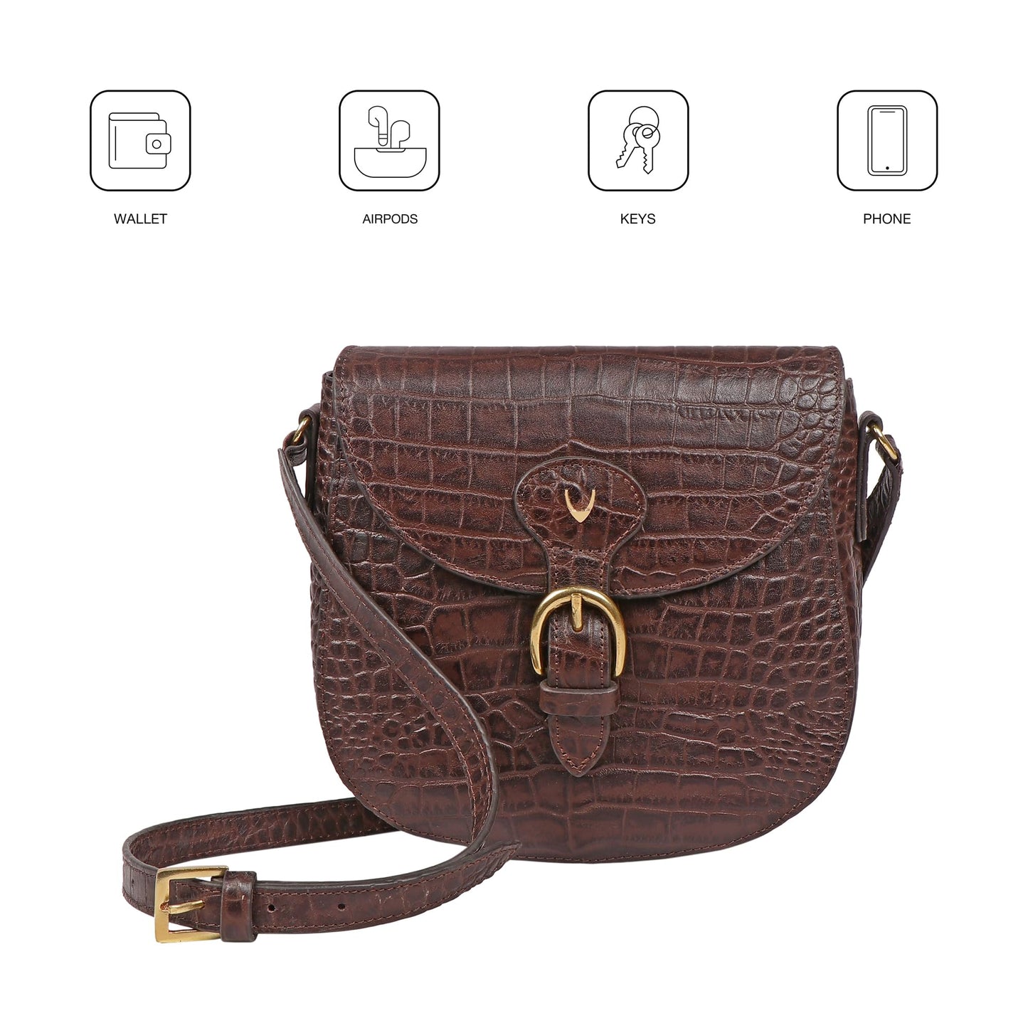 Hidesign Women's Leather Crossbody Bag