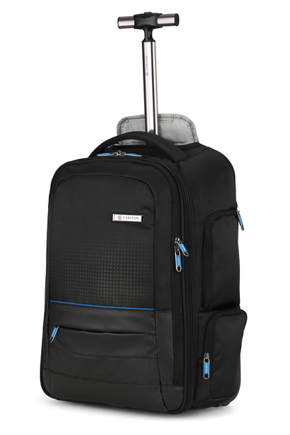 Carlton West End Black Laptop Backpack Trolley