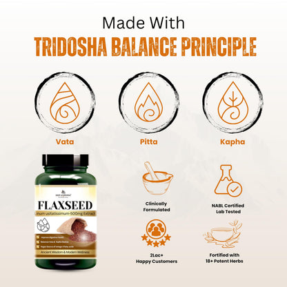 Deep Ayurveda Flex Seed Vegan Capsules