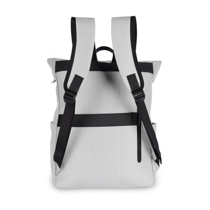 VOYAGER PARIS Vanguard Roll Top Laptop Backpack | Premium Polyester Fab- image 5