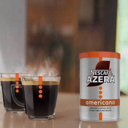 Nestle Nescafe Azera Americano Instant Coffee With Ground Beans, 90g