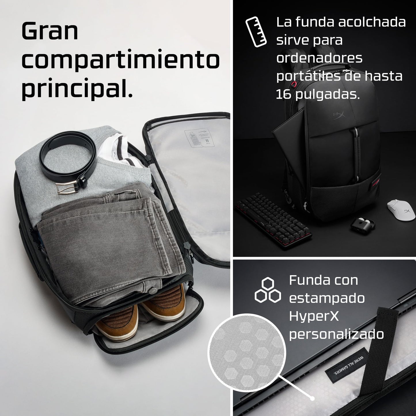 IN-Viraat HyperX - Appario HyperX Knight Gaming Backpack for Laptops -- image 4