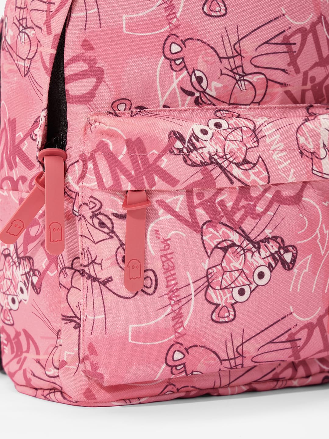 The Souled Store Official Pink Panther: Pink Vibe All Over Printed Mini Bags 2 Compartment 25 L Backpacks