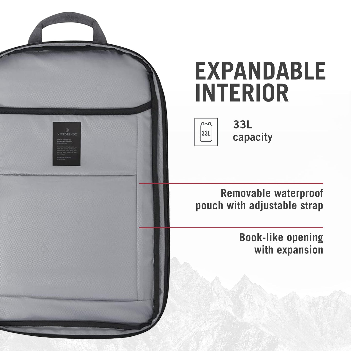 Victorinox Touring 2.0, Traveler Backpack, Stone Grey (612119)