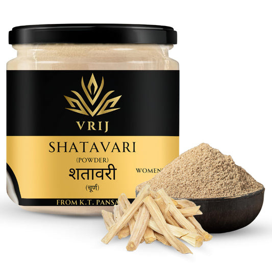 VRIJ Shatavari Powder | 200G | Ayurvedic Support for Women's Hormonal Balance |